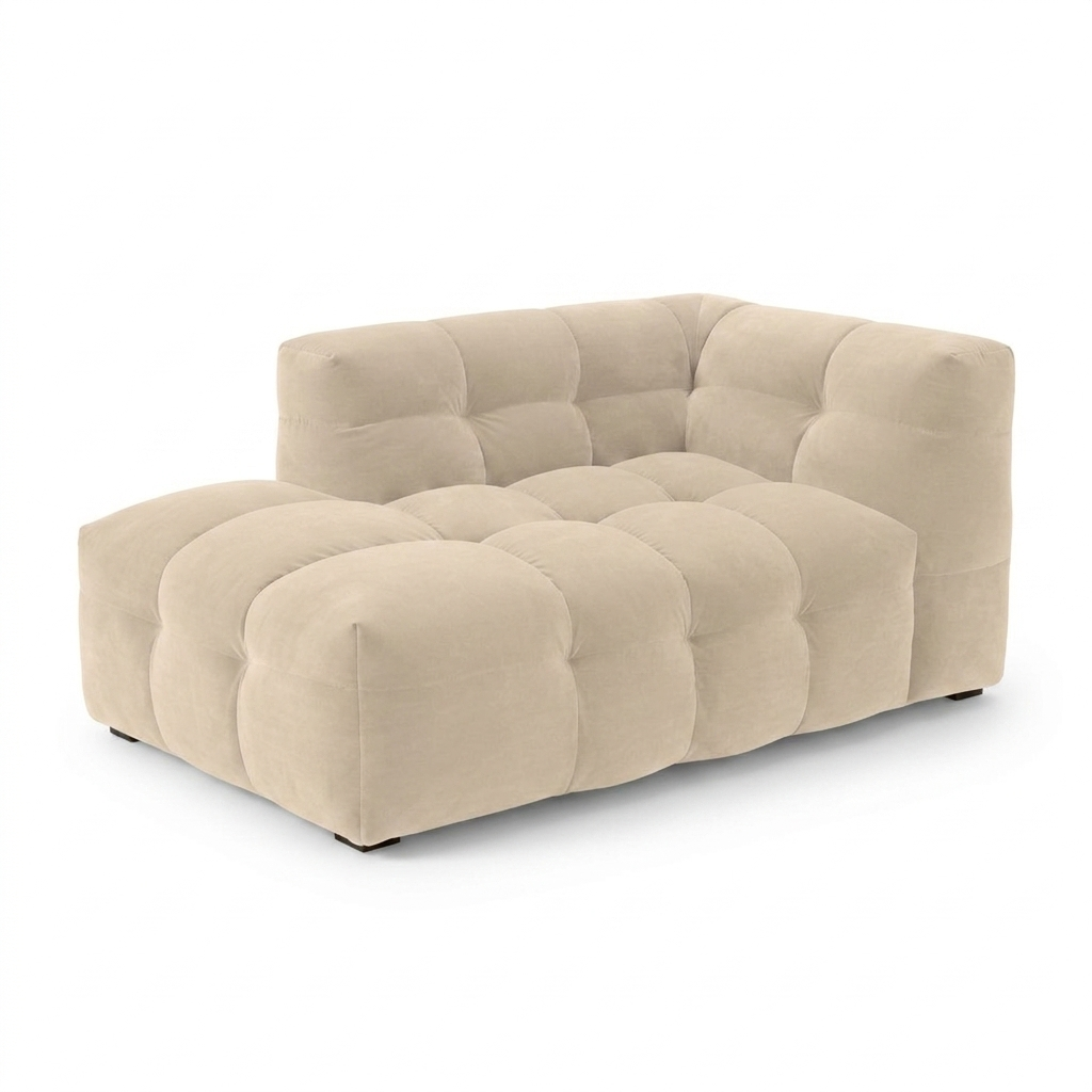 Royal Linen Chaise Longue - Clean Studio Lounge Links