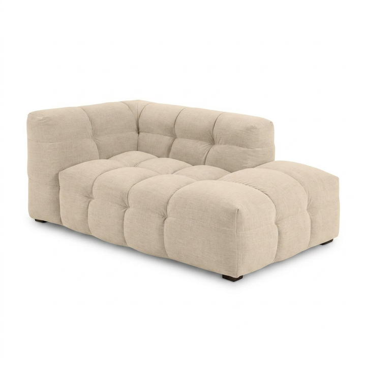 Royal Linen Chaise Longue - Clean Studio Lounge Rechts