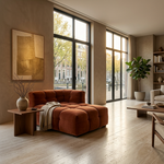 Royal Magnolia Chaise Longue - Volledige woonkamer sfeerbeeld