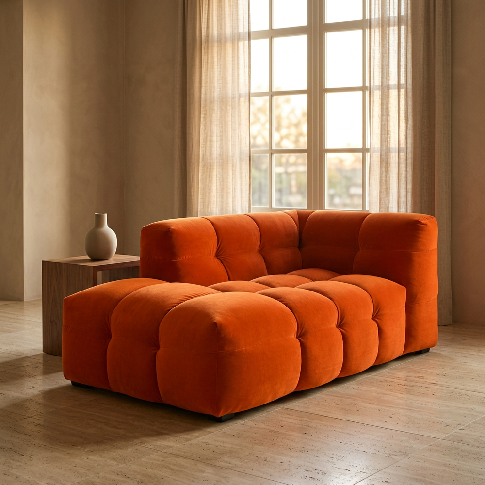 Royal Orange Chaise Longue - Hero interieurfoto