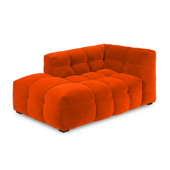 Royal Orange Chaise Longue - Clean Studio Lounge Links