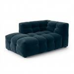 Velvet Chaise Longue Royal Petrol - Clean Studio Lounge Links