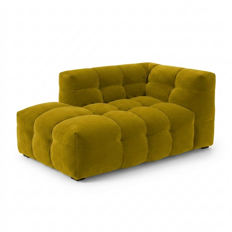 Velvet Chaise Longue Royal Sun - Clean Studio Lounge Links
