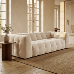 Velvet Bank 3-Zits Royal Linen - Hero interieurfoto boutique hotel woonkamer