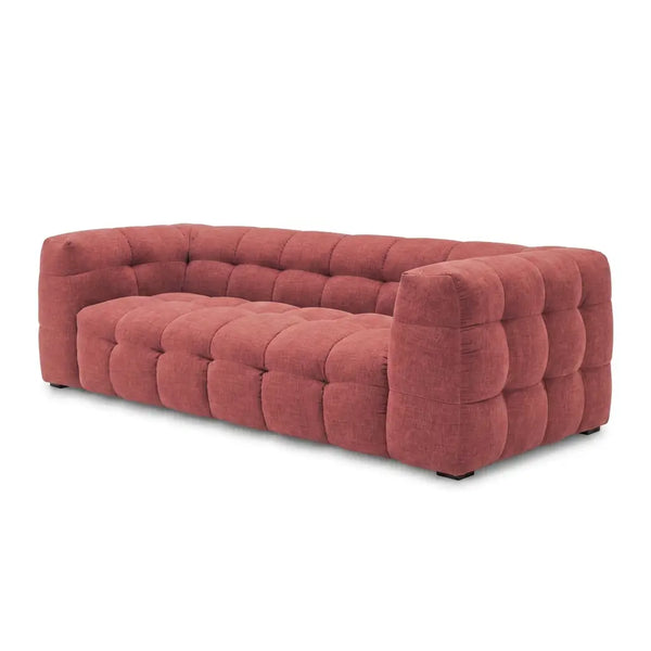 3-Zitsbank Oud Roze – Luxe Bubbel Designbank