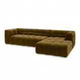 Bubbel Hoekbank Velvet – Luxe Organische Designbank Royal Army