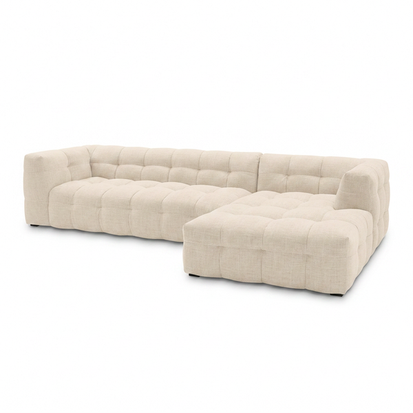 Bubbel Hoekbank Royal Linen - Clean Studio Lounge Rechts