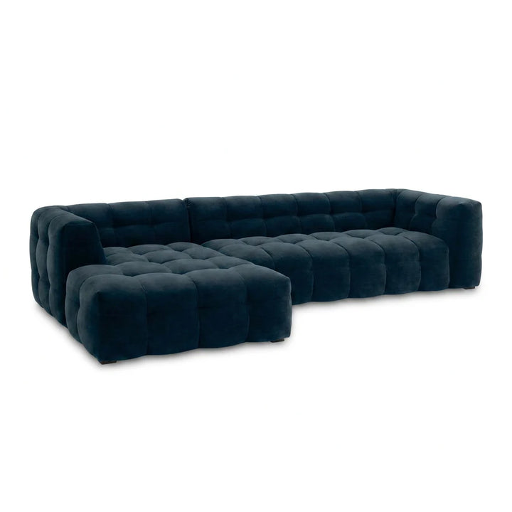 Bubbel Hoekbank Velvet – Luxe Organische Designbank  Royal 25 orange