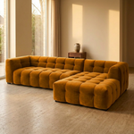 Bubbel Hoekbank Royal Peach - Hero interieurfoto