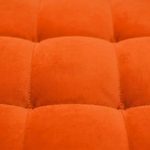 Bubbel Hoekbank Velvet – Luxe Organische Designbank  Royal 25 orange
