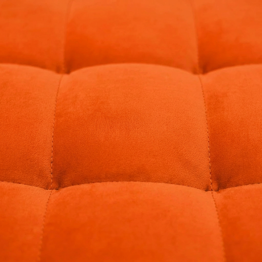 Bubbel Hoekbank Velvet – Luxe Organische Designbank  Royal 25 orange