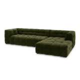 Bubbel Hoekbank Velvet – Luxe Organische Designbank Royal 162 forest
