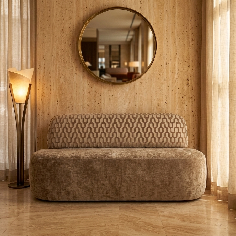 Sevilla Eetbank Greige – sfeer boutique hotel