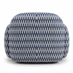 Paloma Fauteuil Chevron Blue - achterkant