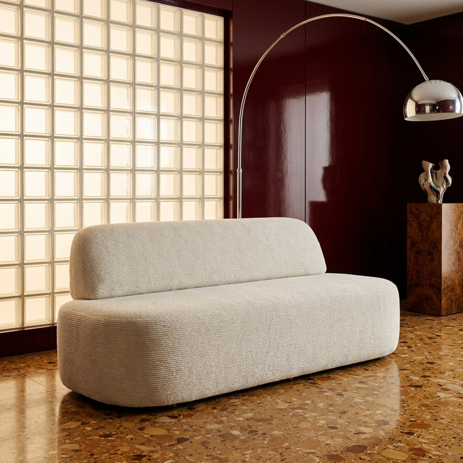 Malaga Eetbank Golden 01 Wit - sfeerbeeld interieur