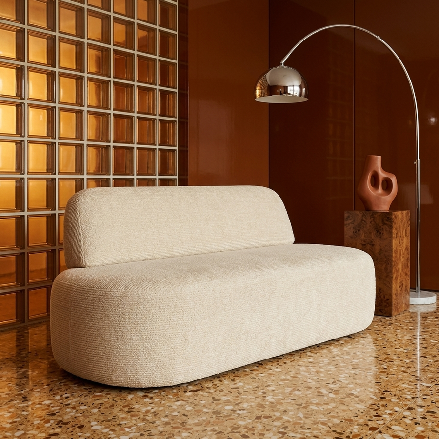 Malaga Eetbank Golden 04 Crème - sfeerbeeld interieur