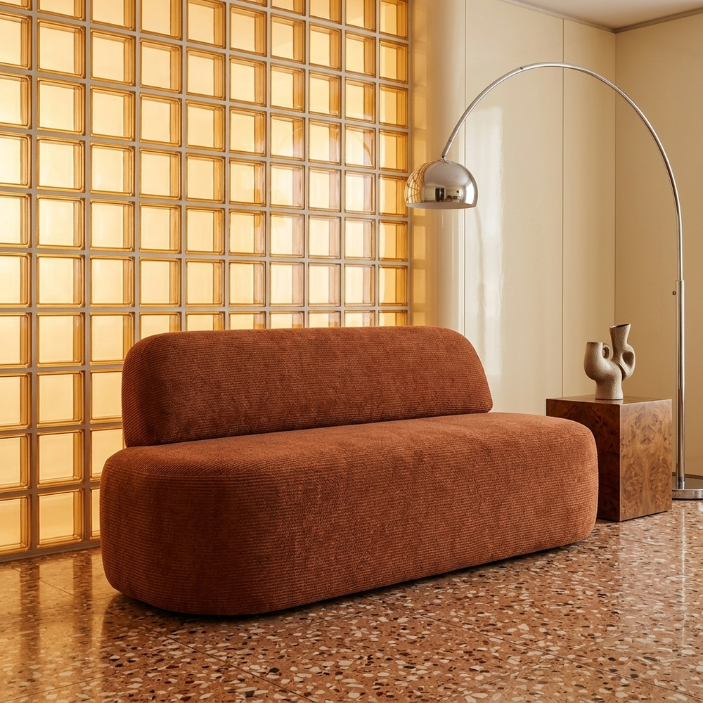 Malaga Eetbank Golden 56 Terracotta - sfeerbeeld interieur