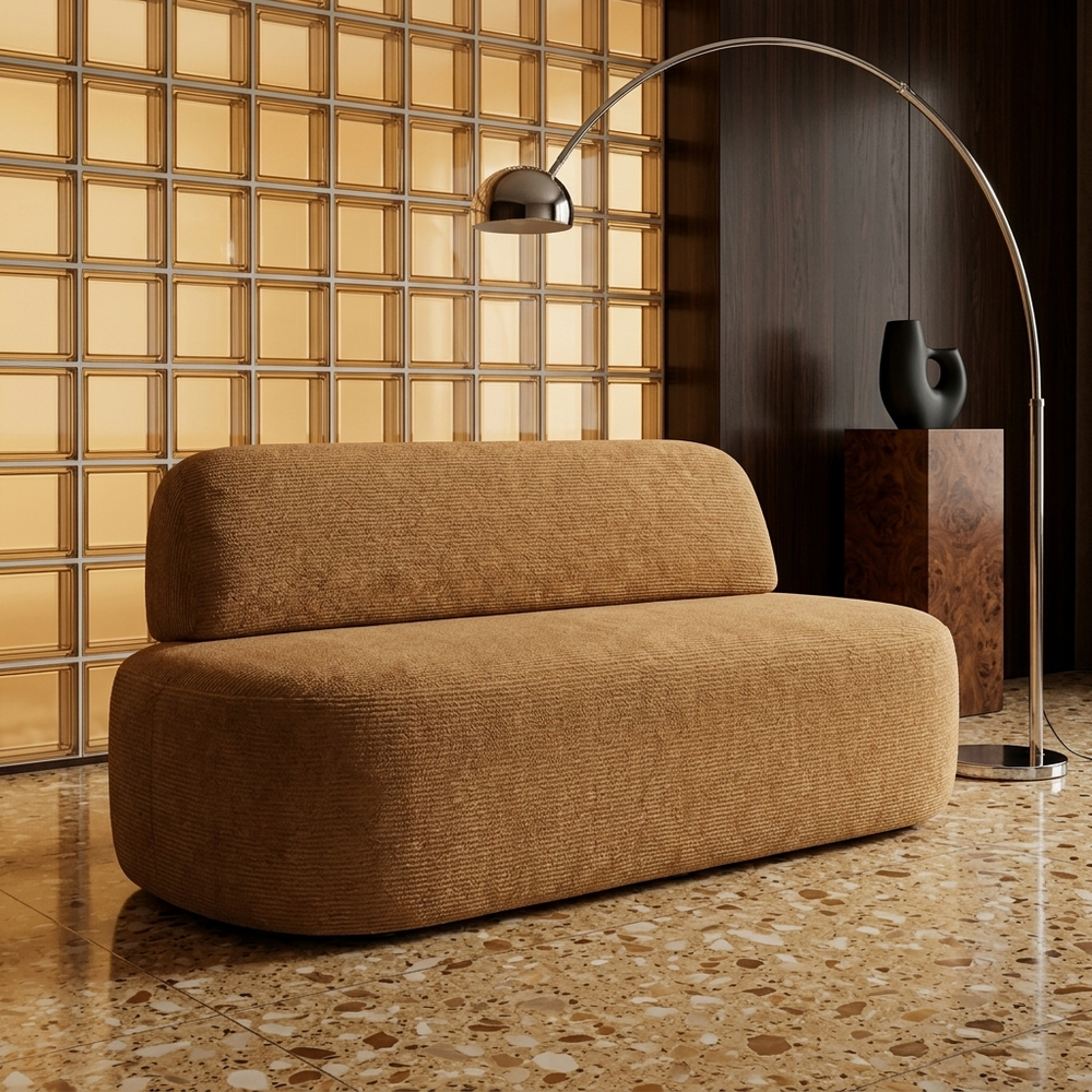 Malaga Eetbank Golden 55 Karamel - sfeerbeeld interieur