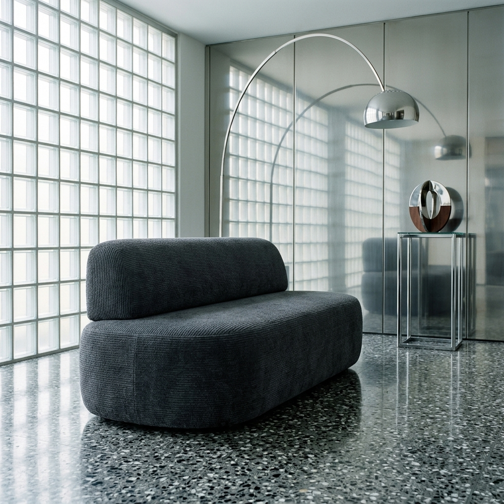 Malaga Eetbank Golden 100 Antraciet - sfeerbeeld interieur