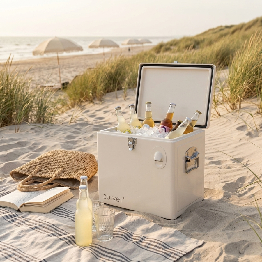 Zuiver Cooler Be Cute Cream - stranddag tussen de duinen