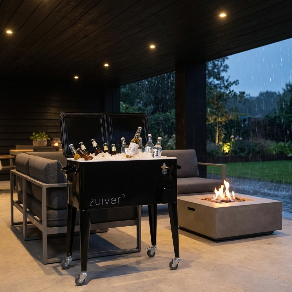 Zuiver Cooler Be Cool Black - onder de veranda