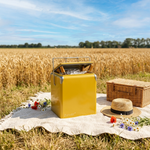 Zuiver Cooler Be Wine Geel - picknick aan de rand van het korenveld