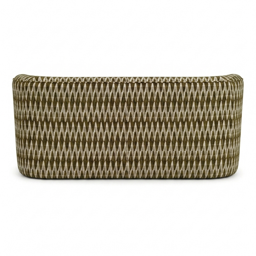 Riviera Eetbank Olive – achteraanzicht studio