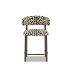 Paloma Barkruk Wild 219 panter crème - vooraanzicht