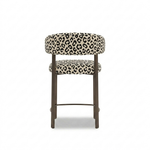 Paloma Barkruk Wild 219 panter crème - achteraanzicht