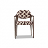 Sevilla Eetkamerstoel Houten Frame – Romi 65 Aubergine