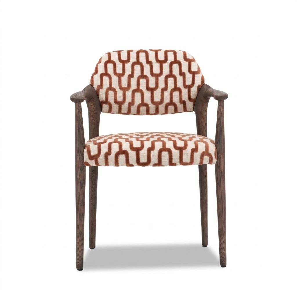 Paloma Eetkamerstoel Romi 58 terracotta - vooraanzicht