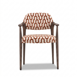Sevilla Eetkamerstoel Houten Frame – Romi 58 Terracotta