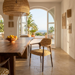 Paloma Eetkamerstoel Romi 45 oker in een Marbella villa
