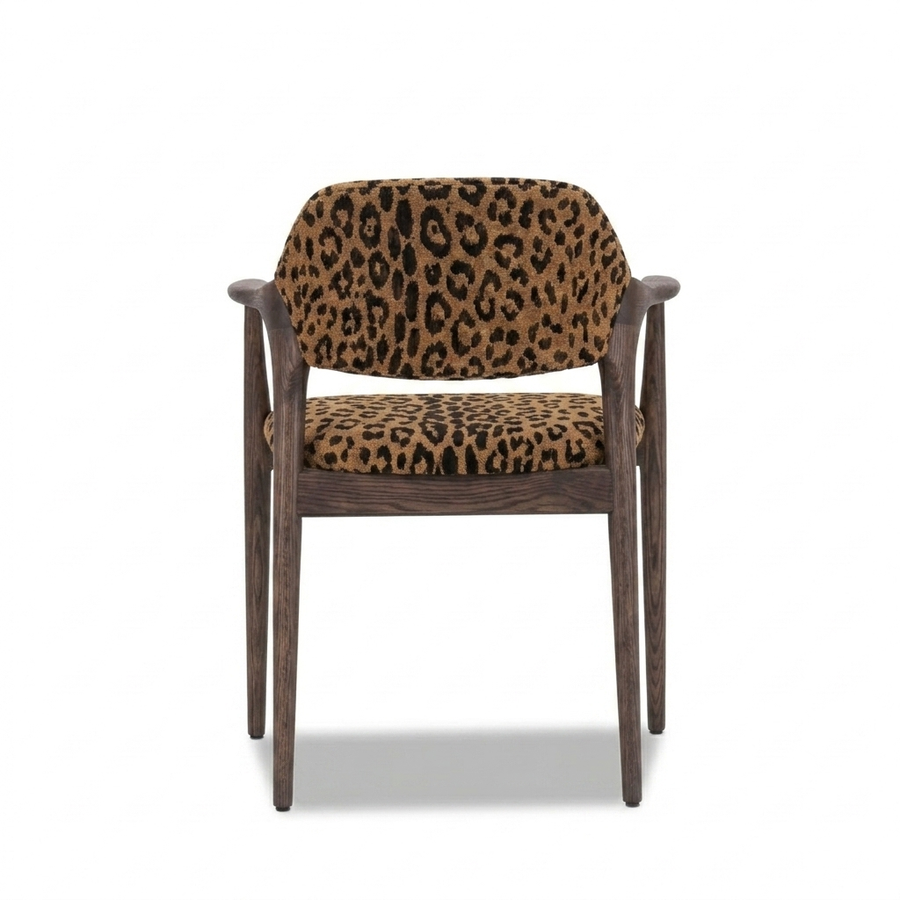 Paloma Eetkamerstoel Wild 242 panter - achteraanzicht