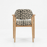 Paloma Eetkamerstoel Wild 219 panter crème - achteraanzicht