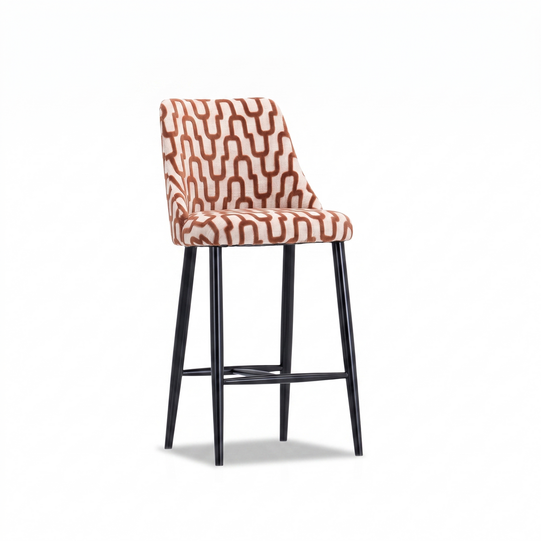 Sevilla Amor barkruk Romi 58 terracotta - 3/4 aanzicht