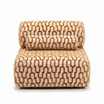 Sevilla Toleno modulaire loungestoel oker – voorkant