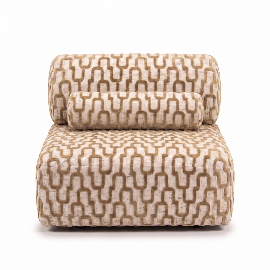 Sevilla Toleno modulaire loungestoel zand – voorkant