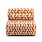 Sevilla Toleno modulaire loungestoel terracotta – voorkant