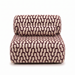 Sevilla Toleno modulaire loungestoel aubergine – voorkant