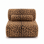 Valenci Toleno loungestoel Wild 242 panter – voorkant