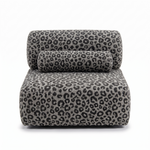 Valenci Toleno loungestoel panter grijs – voorkant