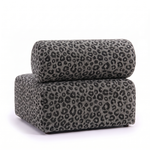 Valenci Toleno loungestoel panter grijs – achterkant