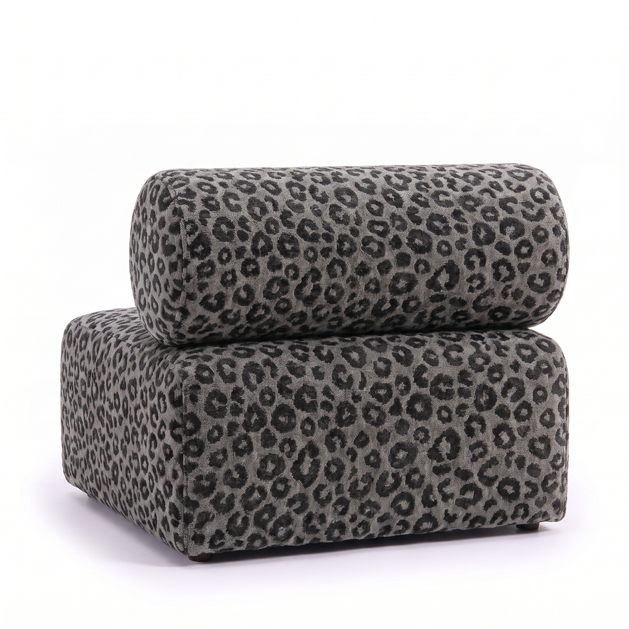 Valenci Toleno loungestoel panter grijs – achterkant