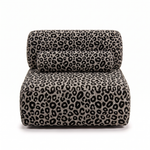 Valenci Toleno loungestoel panter – voorkant