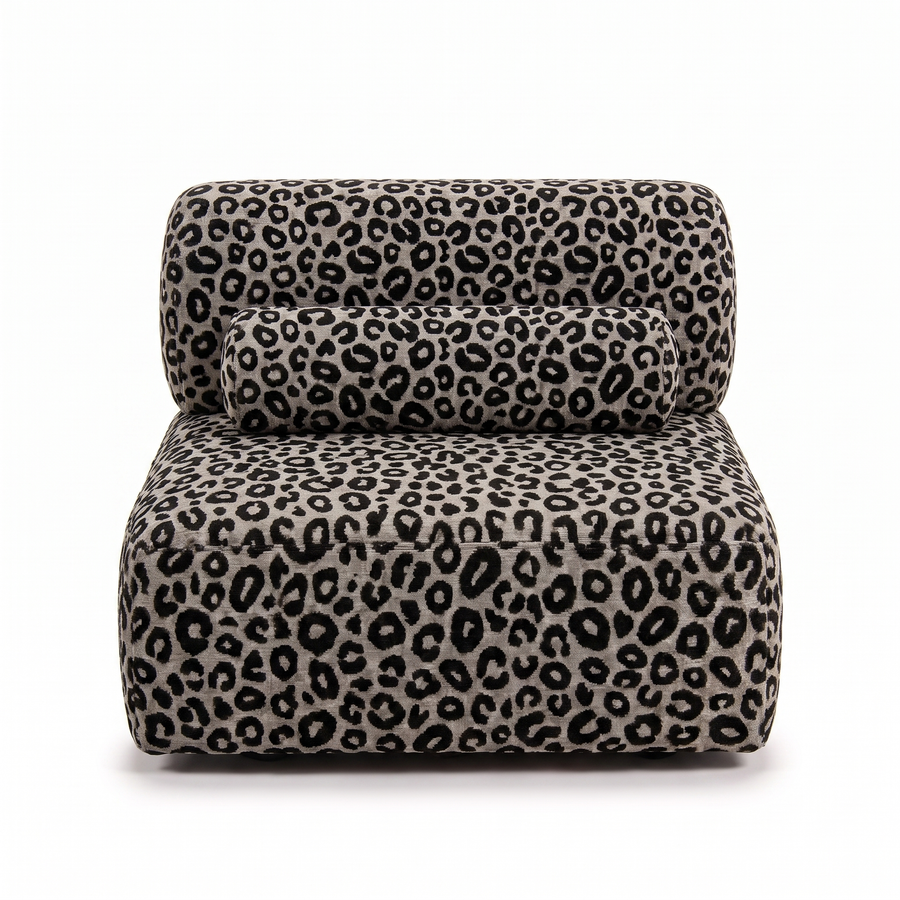 Valenci Toleno loungestoel panter – voorkant