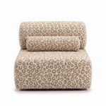 Valenci Toleno loungestoel panter beige – voorkant