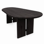 Pure Oak ovale eettafel 300 cm in New Wenge