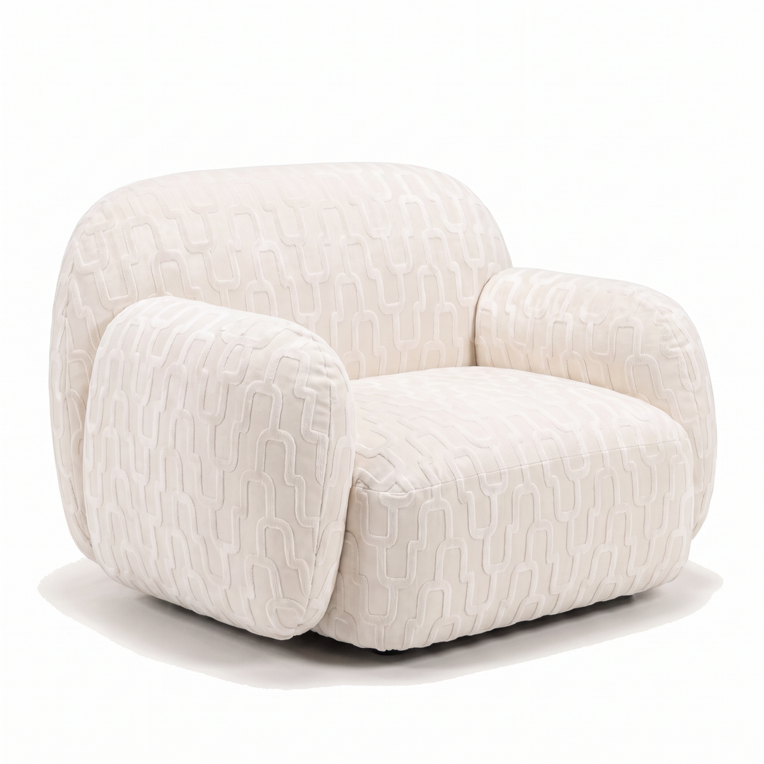 Sevilla Fauteuil Romi 01 Gebroken Wit - studio