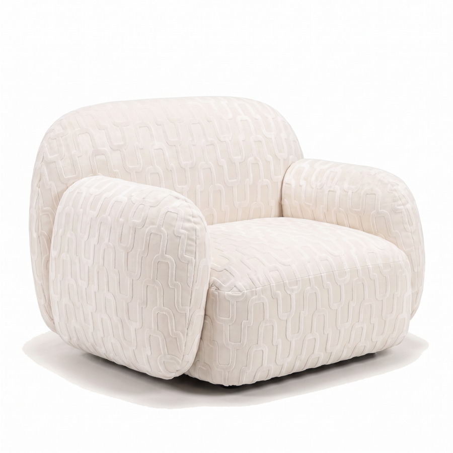 Sevilla Fauteuil Romi 01 Gebroken Wit - studio